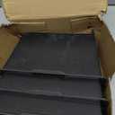 Bed Risers 2 inch, 3 inch, 4 inch, 6 inch, 8 inch Heavy Duty, Oversized Furniture Riser for Couch Sofa Table Chair Leg Frame Dorm, Support up to 6000 Lbs (Black 4 Pack, 4 inch)