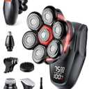 MAGELEBAZ Head Shavers for Bald Men: The Ultimate Bald Head Shaving Kit, IPX8, USB-C, Wet/Dry, LED, 7D Magnetic Razor