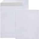 Amazon Basics Catalog Mailing Envelopes, Peel and Seal, 9x12 Inch, Strong Quality, 28 lb White, 100-Pack
