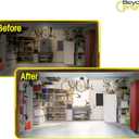 Ontel Beyond Bright LED Ultra-Bright Garage Light - 3 Adjustable Panels, Energy Efficient, Easy to Install, Durable and Long-Lasting Light for Garages, Warehouses and More