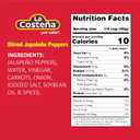 La Costea Sliced Jalapeno Peppers - Pickled Jalapenos - Jalapeno Pepper - Hot Peppers for Mexican Food, Guacamole, Spicy Nacho & Taco Toppings, Enchiladas & Salsa - 28oz, 1 Pack Canned Jalapenos (EXP 07/16/28)