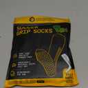 LUX Anti Slip Soccer Knee Socks,Non Slip Football/Basketball/Hockey Sports Grip Socks (Black)