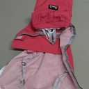 Lukovee Dog Raincoat, Adjustable Dog Rain Jacket with Clear Hooded Double Layer for Large Medium Small Dogs Puppies, Waterproof Rain Coat Poncho with Reflective Storage Pocket & Rim (Fuchsia,XS)