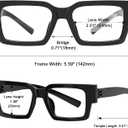 Eyekepper 6 Pack Blue Light Blocking Reading Glasses Metalless Screwless Spring Hinges Computer Readers for Men and Women +2.75