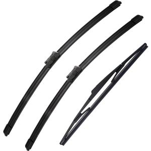 3Pcs Factory Windshield Wiper Blade for Mazda CX-5 CX-9 02/2017-2021 2022 2023, Original Equipment Windshield Wiper Blades Set for My Car- 24"/18"/14"(Set of 3)