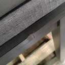 6-Piece Wooden Dining Table Set, Dining Table Set for 6, Including 1 Dining Table, 4 Upholstered Chairs and 1 Bench, Wooden Legs Dining Table, Table Set for Dining Room, Grey