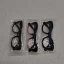 Reading Glasses for Women 3 Pack Oprah Stylish Cat Eye Oversize Readers Blue Light Blocking with Spring Hinge