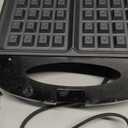 Elite Gourmet Maxi-Matic Electric Nonstick Belgian Waffle Iron Snack Maker Machine, Breakfast, Sandwiches, Compact & Portable, 2 Slice, Black