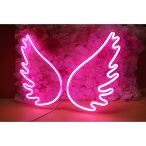 Ulalaza Neon Light Sign LED Night Lights USB Operated Decorative Marquee Sign Bar Pub Store Club Garage Home Party Decor (pink)