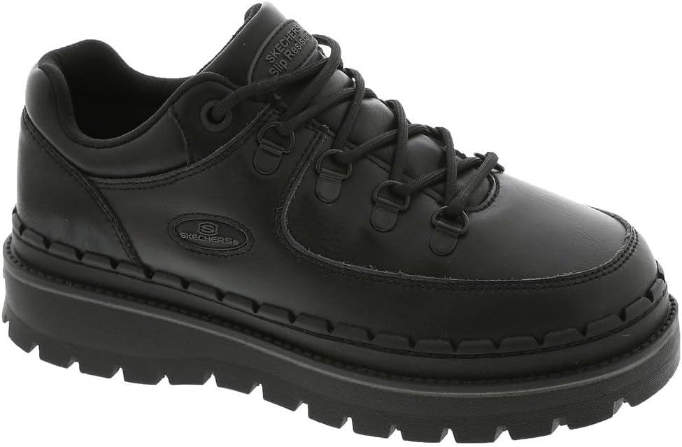 Skechers Women's Lace Up Jammers Sr Zesi Industrial Shoe (6.5, Black)