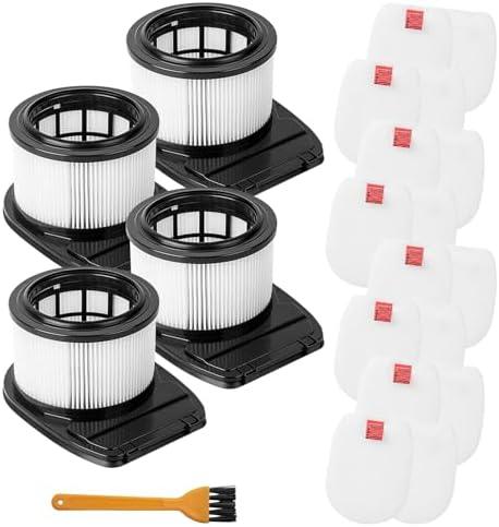 Nozza 12 pack IZ362H Rocket Vacuum Filter Replacement For Shark IZ162H, IZ361H, IZ363HT, IZ440H, IZ441H, IZ462H Cordless Stick Upright Vacuum,4 HEPA & 8 Foam & Felt Filters