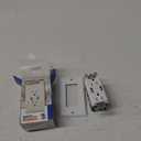 Combination 15A GFCI Outlet with Self-Test and USB in-Wall Charger Outlet with 5V/4.8A, High Speed Charging for Smartphones and Tablets, ETL, Wallplate Included, 1 Pack, White