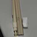 LazBlinds No Tools No Drill 1" Vinyl Mini Blinds, Cordless Blinds for Windows, Light Filtering Horizontal Window Blinds & Shades, 44" W x 48" H, Color: Cordless-desert Sand