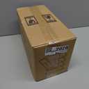 KOMUEE Glass Meal Prep Containers 3 Compartments, 5 Pack 36 oz, Glass Food Storage Containers with Lids, Airtight Lunch Bento Box, Portion Control, Freezer and Microwave Safe, White