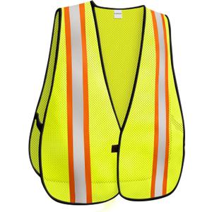 2 x KAYGO Kids High Visibility Vests, Child Safety Vest Reflective with Hook and Loop,KGKID200 (Yellow, XS)