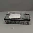 EUDELE Adhesive Shower Caddy, 5 Pack Rustproof Stainless Steel Bath Organizers With Large Capacity, No Drilling Shelves for Bathroom Storage & Home Decor (XL size, Black)