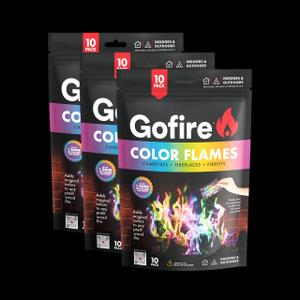 Gofire Color Flames, 3 Pack