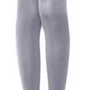 VERO MONTE 80D Opaque Tights For Women - 80 Denier Pantyhose Solid Opaque Tights (Medium-Large, [1 Pack] Dark Grey - Excellent Stretch - Opaque & Form Fitting)