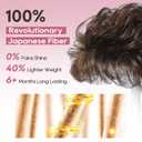 REECHO Hair Topper, Short Wiglet Hair Topper for Women with Thinning Large Coverage Synthetic Top Crown Hairpiece for Women - Dark Chocolate Brown