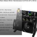 NerdOCTaxe Bitcoin Miner, Upgraded ASIC Miner 9.6TH/s 16.6J/TH Efficiency 160W Low Power, 2.4G Signal & Quiet Dual Fan Open-Source Crypto Machine for BTC Mining