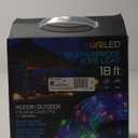 AuraLED Weatherproof Rope Light for Indoor & Outdoor Use, 18 Ft, Multicolor