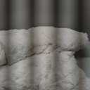 AETVRNI Luxury Thick Faux Fur Comforter King Size, 10 Lbs Extra Fluffy Comforter, 79X90 Inches Super Soft Winter Warm Quilted Comforter 1 Piece(1 Thick Comforter)