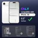 Maxdara for iPhone Air Magnetic Clear Case