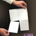 NextDayLabels - 8-1/2 x 11 Blank Perforated Paper, 24# Paper Perforated in 4 pcs, 4 Per UP Page Perforated Paper - 500 Sheets/Ream, Item #1689