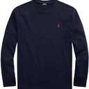 POLO RALPH LAUREN Mens Classic Fit Logo Jersey Long Sleeve T-Shirt, Medium