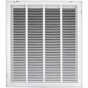 20"W x 24"H [Duct Opening Size] Steel Return Air Filter Grille - Removable Face/Door for 1 inch Filters -HVAC Vent Cover Grill - White [Outer Dimensions: 22 5/8"W X 26 5/8"H], White