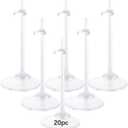 20PCS Doll Holder, Doll Stand Display Holder, Ideal Display Stand Support with Adjustable Waist Clip for 11 to 13 Inch Tall Dolls