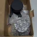 Goldenwarm Black Dummy Door Knob, Zinc Alloy Square Ball Matte Black Dummy Door Knob for Hallways, Kitchens, Heavy Duty Door Knobs Bulk - Modern & Stylish(1 Pair / 2 Pieces)