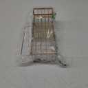 HapiRm Sponge Holder for Kitchen Sink - Self-draining Sink Caddy with Brush Holder and Dishcloth Holder, Stainless Steel Kitchen Organizer for Countertop - Gold