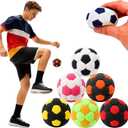 Knitted Hacky Footbag Set 6PCS, Colorful Crochet Kick Dirt Balls, Durable Handwoven Juggling Sand-Filled Bags for Kids & Adults, Outdoor Indoor Party Games, Balance & Coordination Training