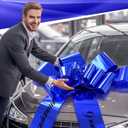 Chunful 30 Inch Graduate Car Bow Large Gift Bow for Cars 2026 Congratulations Graduate Decoration Gift Wrapping Ornament for Present Birthday Party(Blue)