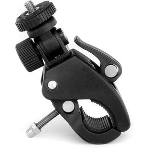 GRIFITI Nootle Quick Release Pipe Clamp 1/4 20 Thread Camera & Nootle Mount for Tripod Music Microphone Pole Stands Any Pipe Bar 1.5 in Handlebar Motorcycles Bike Mount Threaded Ball Bracket Clamps
