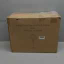 TOBUSA Rustic Vintage White Floor Lamp for Living Room Bedroom, 64inch Traditional Tall Floor Lamp with White Linen Shade, Retro LED Standing Pole Lamp Upright Floor Light for Home Decor, Pull Chain