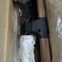 ANGELBLISS Electric Baby Bassinet Bedside Sleeper with Auto Rocking, Remote/Touch Control, 3 Timer Modes, 12 Sounds, 6 Heights, Storage & Wheels (Black) | Breathable Mesh