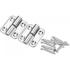 uxcell Lift Off Hinge, 1.5" 304 Stainless Steel Left Detachable Small Slip Joint Flag Hinges 3pcs