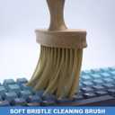 4 Pcs Computer Cleaning Tool Kit Keyboard Cleaning Wooden Anti-Static Soft Brush Set with Keycap Puller and Switch Gripper for Computer Keyboards, Laptop Keyboard Dust Cleaning