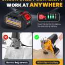 Cordless Bag Sewing Machine for Burlap, Woven Polypropylene & Feed Bags – Rechargeable Lithium Battery Portable Sack Sewer – Heavy Duty Bag Stitcher for Grain, Flour, Rice, Pet Food & Seed Packaging
