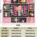 Just a Girl Who Loves Corgis Blanket Gifts for Girls Women Cute Corgi Dog Fleece Blankets Soft Warm Pink Animal Throw Cozy Flannel Plush Stuff Throws for Lovers Kids Adults Bed Bedding Decor 50"x40"