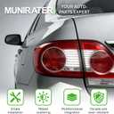 Munirater Left Tail Lights Replacement for Corolla 2011 2012 2013 Rear Light Driver Side 8156002580