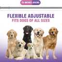 Calming Collar for Dogs 4 Packs Dog Pheromone Calm Collars Relief Anxiety Stress Separation Lasts 60 Days Relieve Bad Behavior 25 Inches Size Flexible Adjustable for All Small Medium and Large Dog (Grey)