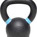 Kettlebell Kings Powder Coated Kettlebell Weights - 9-97 lb Strength Training Kettlebells for Men and Women - Hand Weights Workout Gym Equipment - Weights Set for Home Gym- New 6 KG (13 LB)