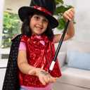 Melissa & Doug Magician Costume Role Play Set - Includes Hat, Cape, Wand, Magic Tricks