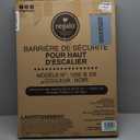 Regalo 2-in-1 Extra Wide Stairway and Hallway Walk Through Baby Safety Gate, Award Winning Brand, Hardware Mounting, Black