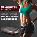 EILISON FitMaxx 3D XL Vibration Plate Exercise Machine - Whole Body Workout Vibration Platform w/Loop Bands - Lymphatic Drainage Machine for Weight Loss, Shaping, Recovery