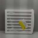 PAWLAND Wooden Freestanding Foldable Pet Gate for Dogs, 24 inch 3 Panels Step Over Fence, Dog Gate for The House, Doorway, Stairs, Extra Wide (White, 24" Height-3 Panels)