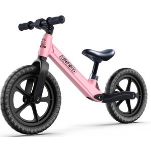 Ridego 12 Inch Balance Bike for Kids 24 Year Old,Lightweight Kids Bike with Adjustable Seat, Push Bicycle with Air Rubber Tires，Rideon Toys Birthday Gift